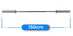 Гриф олімпійський прямий Thunder 150/50 (SG-O-150/50) - мініатюра 4