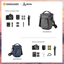Сумка Vanguard Vesta Aspire 15Z Gray (Vesta Aspire 15Z GY), Сірий - мініатюра 10