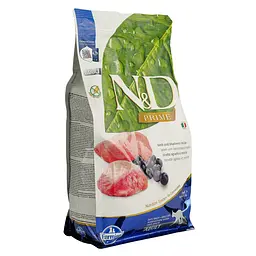 Сухий беззерновий корм для котів Farmina N&D Grain Free Prime Cat Lamb&Blueberry Adult, ягня та чорниця, 1,5 кг - мініатюра 2