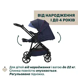 Коляска 2 в 1 Chicco Seety синя (87097.79.01) - мініатюра 7