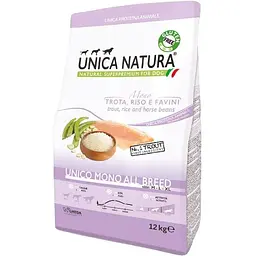 Сухий корм для собак Unica Natura Unico All breed Mono з форелью 12 кг