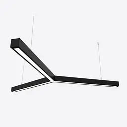 Світлодіодний світильник X-LED 90Вт Y-подібний чорний (Ø1230)