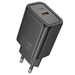 МЗП Hoco N62 Gentle PD30W (1USB-C) Black - мініатюра 2