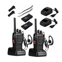 Комплект із двох рацій BAOFENG BF-888S ∙ Радіус передачі сигналу до 6 км, 400-470 МГц, 5 Вт - мініатюра 3