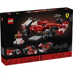 Конструктор LEGO Icons Ferrari F2004 та Міхаель Шумахер 735 деталей (11375) - мініатюра 10