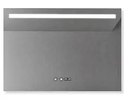 Дзеркало Dusel DE-M3021 75x100 з годинником, Білий - мініатюра 4