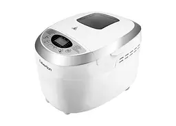 Хлібопіч Liberton LBM-6305, White/Silver, 850 Вт, 12 програм, 2 тістоміса, випікання 700/900/1150 г, оглядове вікно, підтримка температури, відстрочка старту