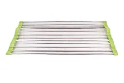 Сушарка підставка для посуду на мийку салатову 23*37 см Kitchen Drainboard - мініатюра 6