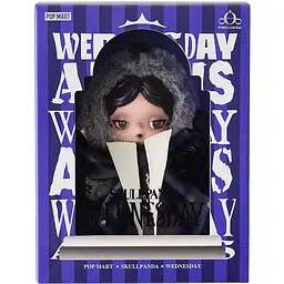 Колекційна м’яка іграшка Pop Mart SKULLPANDA × Wednesday Nevermore Academy Uniform (SWNA-01) - мініатюра 2
