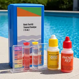 Крапельний тестер для басейну AquaDoctor Basic Cl/pH вимірювання води