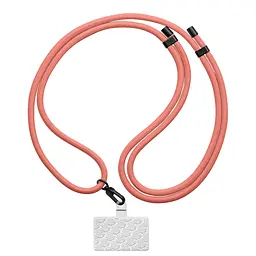 Універсальний ремінець-шнурок для смартфона, Rope, black rose, нейлоновий, міцний, регульований по довжині, з тримачем для чохлів з вирізом для зарядки, кросбоді, підходить для носіння на шиї та через плече, ArmorStandart (ARM86563) - мініатюра 2