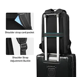 Рюкзак для ноутбука 17.3" Mark Ryden MR9008SJ з жорстким корпусом EVA та USB-портом (Чорний) - мініатюра 4