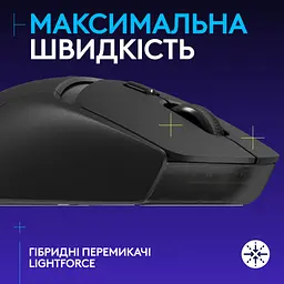Мишка Logitech G309 Lightspeed Wireless/Bluetooth Black (910-007199) - мініатюра 2