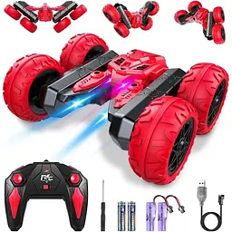 Машинка для трюків на радіокеруванні Glyntora Red 2.4 ГГц - мініатюра 2