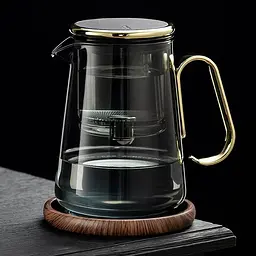 Чайник для заварювання TeaPot D-12 Lingxi Elegant 700ml Advanced gold - мініатюра 5