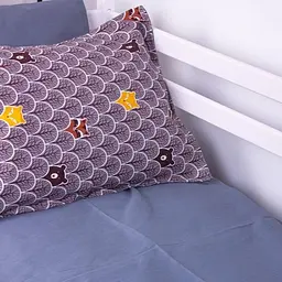 Простирадло MirSon Kids Time Бязь, 17-0526, Fabulous forest grey - мініатюра 2