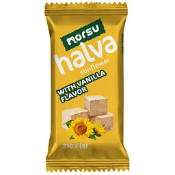 Халва соняшникова Norsu з ароматом ванілі 210 г