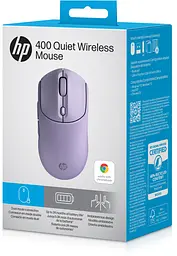 Комп'ютерна миша HP 400 Quiet WL/BT фіолетовий teh0014016 - мініатюра 9