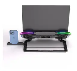 Охолоджувальна підставка для ноутбука до 18 дюймів GamePro GPCP-1450 5xfans - мініатюра 3