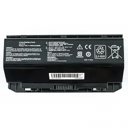 Акумулятор Asus A42-G750 (G750JS, G750JW, G750JH, G750JM, G750JS, G750JZ) 15V 4400 mAh 66Wh Black - мініатюра 3