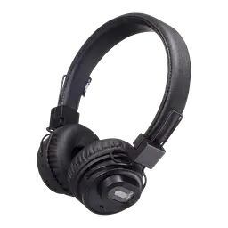 Бездротові Bluetooth стерео навушники гарнітура чорні NIA з колонкою накладні