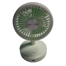 Акумуляторний вентилятор Table Mini Fan Салатовий, настільний мінівентилятор — портативний - мініатюра 4