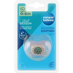 Пустушка силіконова кругла Canpol babies Love&Sea 0-6 місяців рожева (34/900_pin) - мініатюра 3