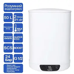 Бойлер Ventolux EWH 50 DBS білий - мініатюра 7