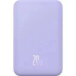 Портативний акумулятор Baseus Magnetic Mini Wireless 20W 5000mAh nebula purple (P10022107513-00)