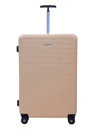 Валіза дорожній гігант (XL) полікарбонат Airtex 968 110л 75x50x32см Шампань