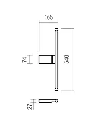 Бра Redo ALF AP LED 11.5W 3000K WH (4.1.2) 01-1228 - мініатюра 2