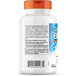 Препарат для суглобів і зв'язок Doctor's Best Collagen Types 1&3 500 mg, 240 капсул - мініатюра 3