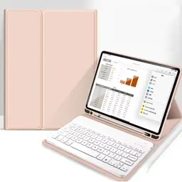 Чохол до планшета BeCover with keyboard Apple iPad Pro 13" M4 2024 Pink (713006) - мініатюра 2