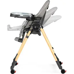 Стілець Peg-Perego Prima Pappa Follow Me Amblance Ice, ППреміум сірий (IH01000002BL73) - мініатюра 2