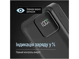 Зовнішній акумулятор (Power Bank) ColorWay 20000mAh Optimal Power Black (CW-PB200LPB5BK-PDD) - мініатюра 8