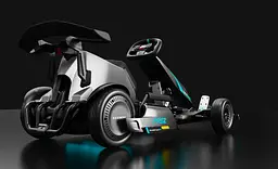 Segway Карт GoKart PRO 2, сіро-блакитний - мініатюра 5