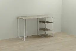 Комп'ютерний стіл Ferrum-decor Кевін 75x140x60 білий ДСП Дуб Сонома 16мм (FRD-101260) - мініатюра 4