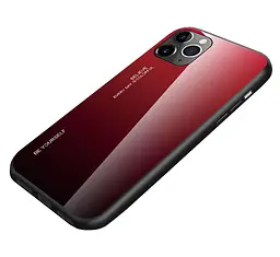 Чохол бампер Primolux Gradient Glass для Apple iPhone 11 Pro Max Red - мініатюра 3