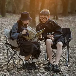 Крісло складане Naturehike NH20JJ022 600D Oxford Cotton / сталь, бежевий - мініатюра 4