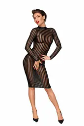 Сукня з мокрим ефектом Noir Handmade F182 Classic dress made of elastic tulle, L - мініатюра 3