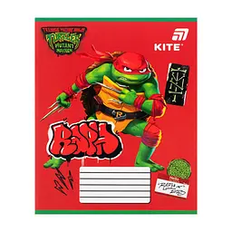 Зошит Kite Ninjia Turtles, 12 аркушів, коса лінія (NT26-235), в асортименті - мініатюра 2