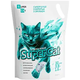Наповнювач для туалету Super Cat Силікагелевий 1.6 кг (3526)
