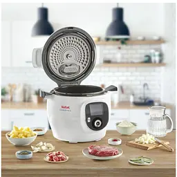 Мультиварка-скороварка Tefal Cook4Me + 1600 Вт біла (CY851130) - мініатюра 17