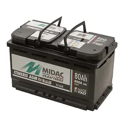 Акумулятор 6СТ-80 Ah MIDAC ITINERIS START STOP AGM, 12V, 80Ah, R  EN800А - мініатюра 3