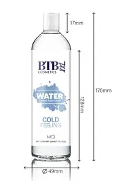 Охолоджувальний лубрикант BTB Cold Feeling 250 мл - мініатюра 7