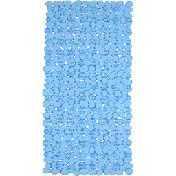 Килимок для ванної Eco Fabric Галька 68х34 см прозоро-синій (6834-002) - мініатюра 2