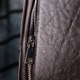 Сумка бананка Grande Pelle 22880 15,5х20,5х3,5 см Коричневий - мініатюра 10