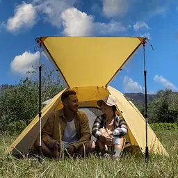 Двомісний намет Naturehike P-Series NH18Z022-P 210T 65D (Помаранчева) - мініатюра 3