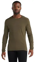 Термокофта Icebreaker 200 Oasis LS Crewe Men Loden Heather M (1052-104 365 069 M) - мініатюра 2
