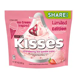 Кавоти Kisses strawberry ice cream 232g